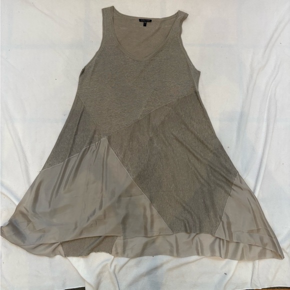 Eileen Fisher Linen/Silk Sleeveless Layered Dress - Picture 4 of 8